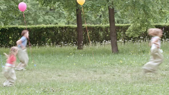 Competing in Sack Race with Dad alt
