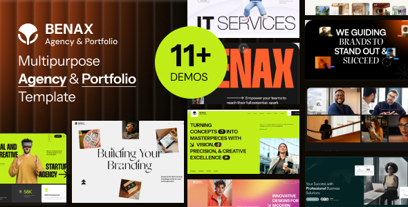 Benax - Multipurpose Agency & Portfolio HTML Template