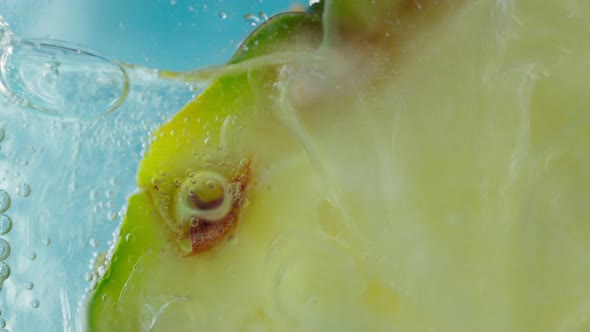 Closeup of Juicy and Delicious Fresh Pineapple Macro