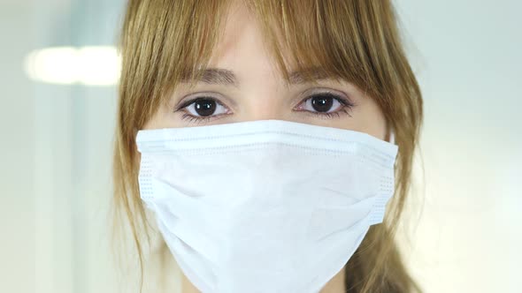 Female Doctor in Mask