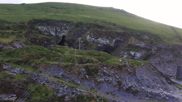 Old Slate Quarry and Grotto with Statue of the Virgin Mary, Valentia Island, Ireland