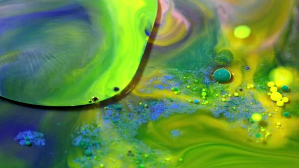 Abstract Ink Drops Bubbles Explode Splash Diffusion alt