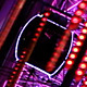 Ferris Wheel at Night Through Hanging Lights - VideoHive Item for Sale