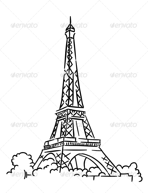 Eiffel Tower Vectors From Graphicriver