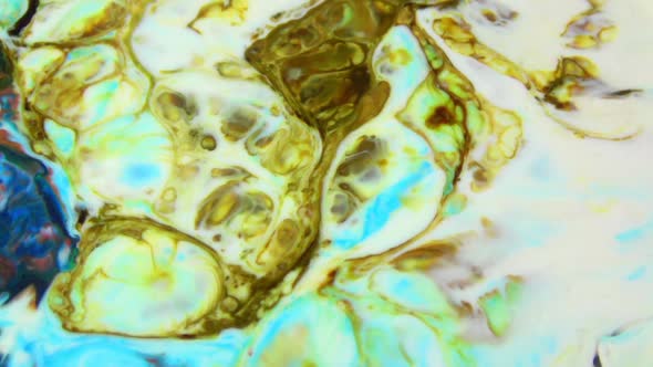 Psychedelic Cosmos Galaxy Paint Texture Background  alt