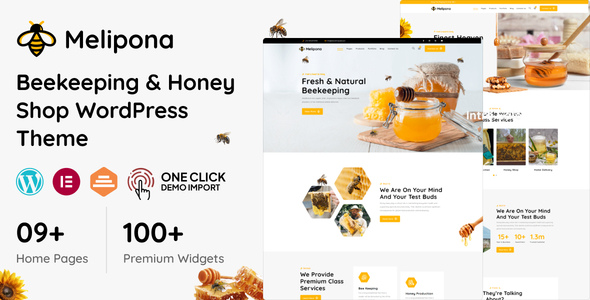 Melipona - Beekeeping and Honey Shop WordPress Theme
