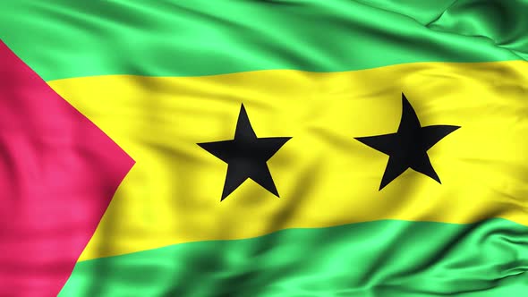 São Tomé and Príncipe Flag