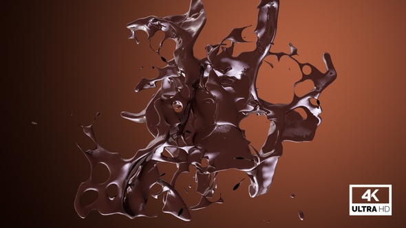 Abstract Chocolate Splash V1