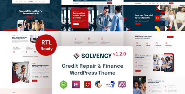 Solvency - Finance & Credit Repair WordPress Theme