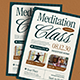 Meditation Class Flyer - GraphicRiver Item for Sale