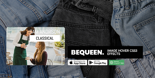 bequeen - CSS3 Image Hover Effects