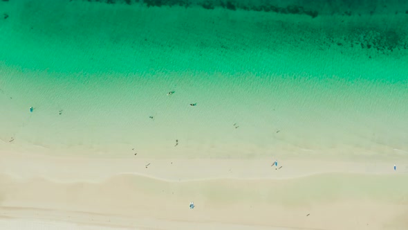 Tropical Beach and Blue Clear Sea