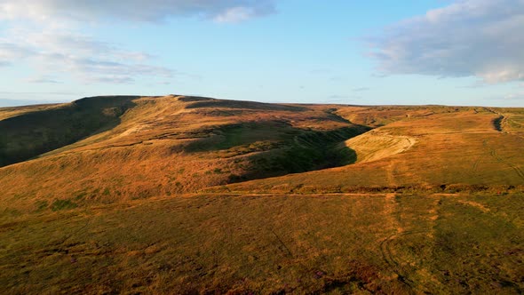 Amazing Landscape at Snake Pass in the Peak District National Park  Travel Photography
