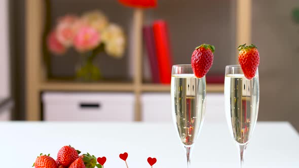 Red Sweets and Champagne on St Valentines Day 9