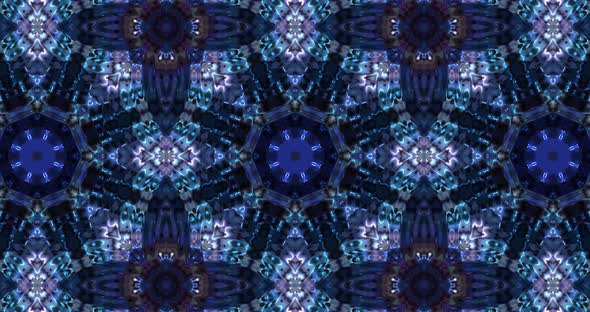 Abstract kaleidoscope animation