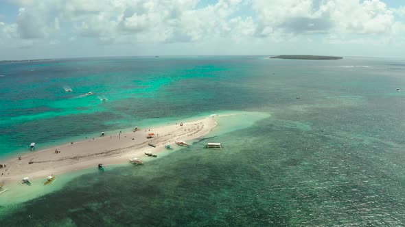 Tropical Island with Sandy Beach