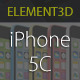 Element3D - iPhone 5C - 3DOcean Item for Sale