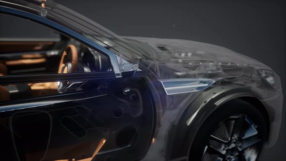 Detailed Car Engine and Other Parts alt