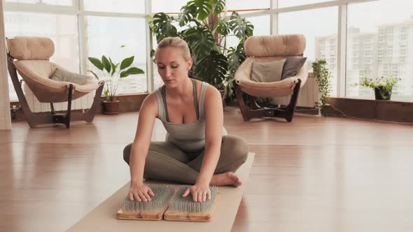 Meditating With Sadhu Nail Board