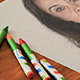 Crayon Drawing Mock-ups - GraphicRiver Item for Sale
