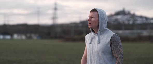 Runner in a Field