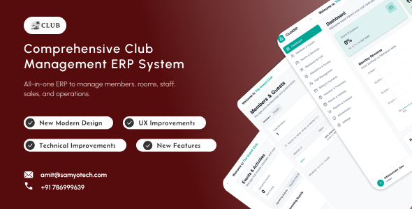 Club ERP | Hotel ERP | Resort ERP | Hotel CRM | Resort Management System