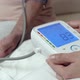 Close up of Readout From Automatic Arm Blood Pressure Monitor With Ideal Blood Pressure - VideoHive Item for Sale