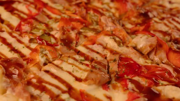 Texture of Appetizing Pizza