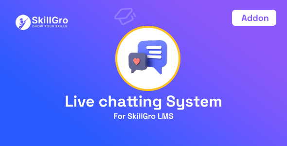 SkillGro LMS - Live Chat Addon