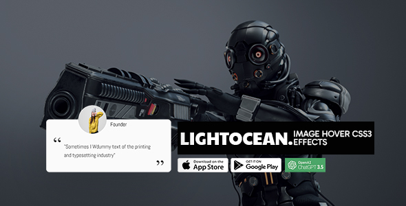 LightOcean - Testimonial Cards Showcase HTML5