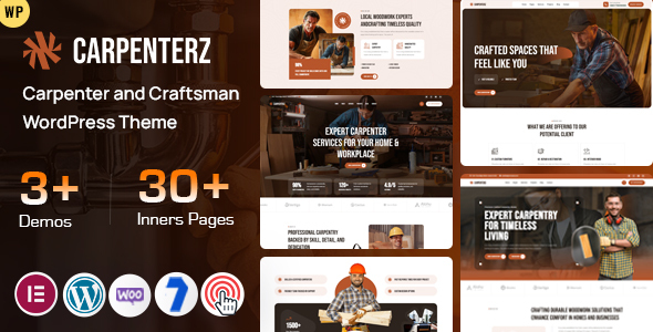 Carpenterz - Carpenter and Craftsman WordPress Theme