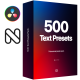 Text Presets for DaVinci Resolve