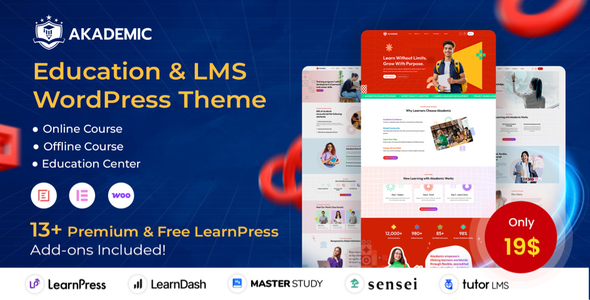 Akademic - Education LMS WordPress Theme