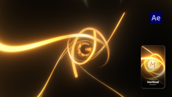 Glowing Lines Logo