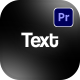 Text Animation For Premiere Pro - VideoHive Item for Sale