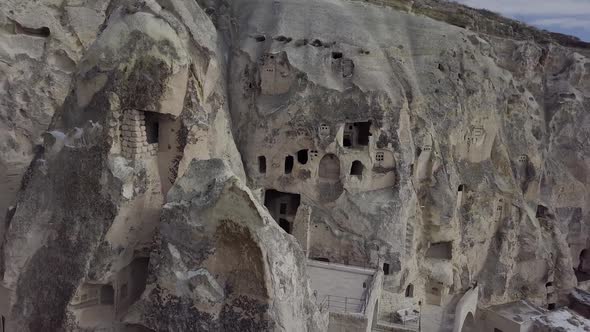 Cave Hotel Built in Rock Formation Cappadocia Turkey