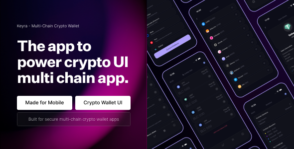 Keyra - Multi-Chain Crypto Wallet App UI/UX