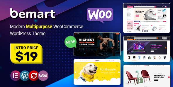 Bemart – Modern Multipurpose WooCommerce WordPress Theme