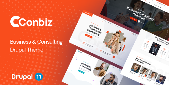 Conbiz - Consultancy & Business Drupal 11.3 Theme