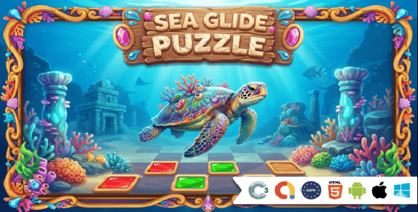 Sea Glide Puzzle (Admob + GDPR + Android Studio)