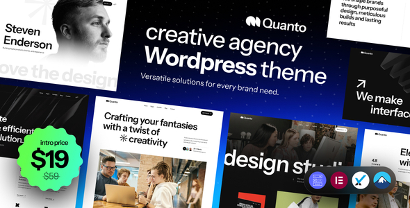 Quanto - Creative Agency WordPress Theme