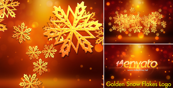 Christmas Snowflakes Logo