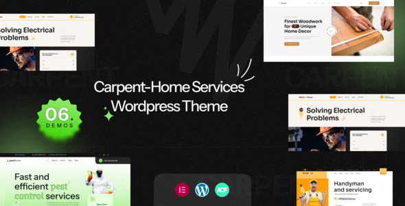 Carpent - WordPress Elementor Theme for Home Service Providers