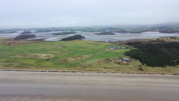 Aerial View of Murvagh in County Donegal Ireland