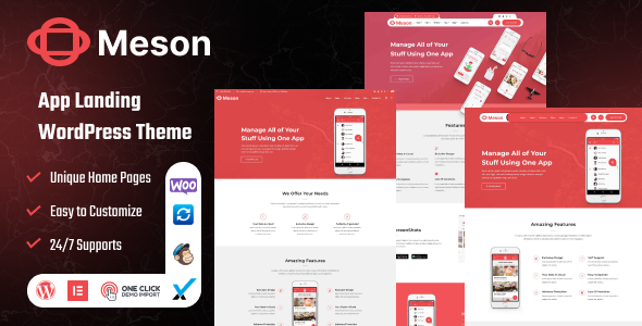 Meson - App Landing WordPress Theme