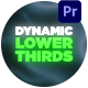 Dynamic Lower Thirds | MOGRT - VideoHive Item for Sale