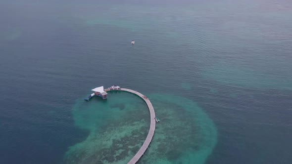 Martinique Island and Beach Aerial View in Caribbean Islands