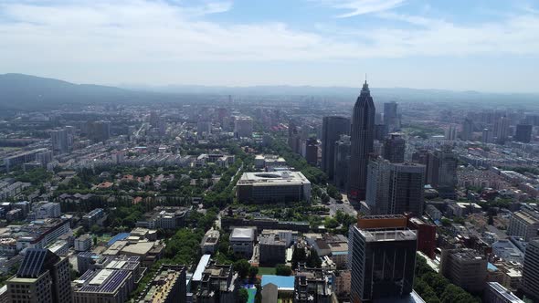 Nanjing City, Jiangsu Province, urban construction landscape