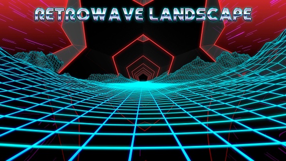 Retrowave Landscape alt