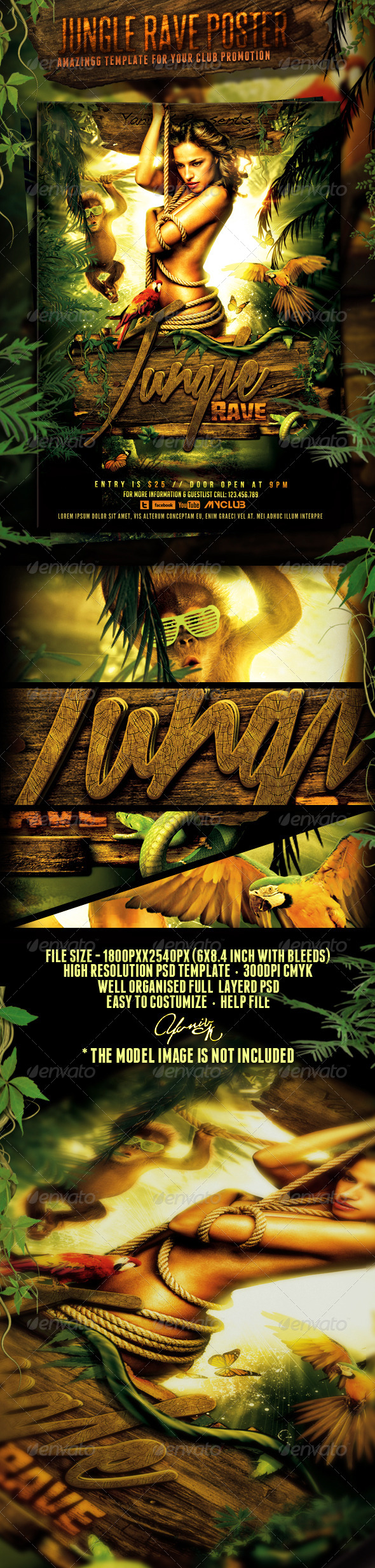 Jungle Graphics Designs Templates From Graphicriver jungle graphics designs templates